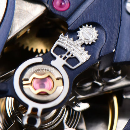 Square Bang Unico 42mm Titanium 1 Blue Skeleton Dial Blue A1280 - Authentic Movement