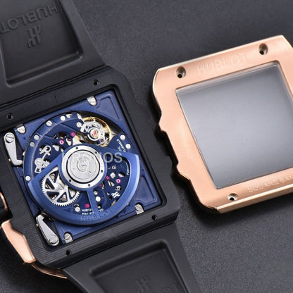 Square Bang Unico 42mm Blue Skeleton Dial Blue A1280 - Authentic Movement