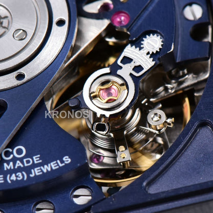 Square Bang Unico 42mm Blue Skeleton Dial Blue A1280 - Authentic Movement