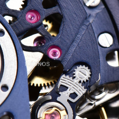 Square Bang Unico 42mm Blue Skeleton Dial Blue A1280 - Authentic Movement