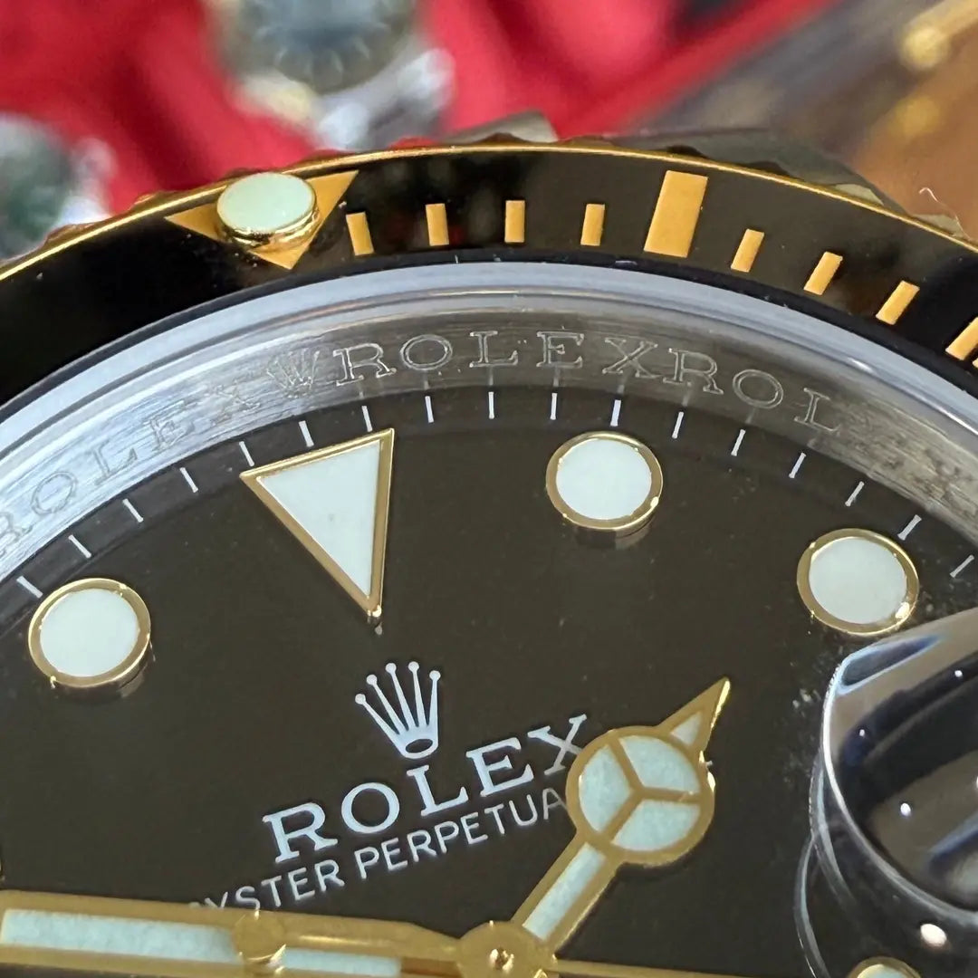 Reloj de buceo estilo Submariner Rolesor Black Kronos Relojes inspirado AAA