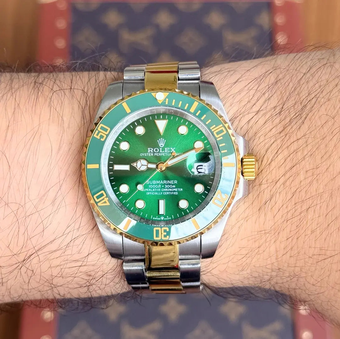 Reloj de buceo Submariner inspirado Rolex correa Oyster Kronos lujo accesible