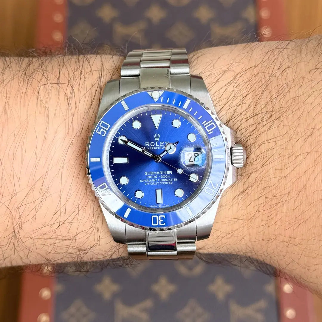 Submariner Blue Dial correa Oyster Kronos estilo AAA premium
