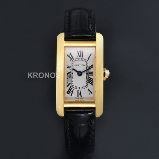 Tank Américaine Small 35.8mmx19mm Black Quartz - Authentic Movement