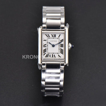 Tank Must Small 29.5mm x 22mm White Dial - Authentic Movement