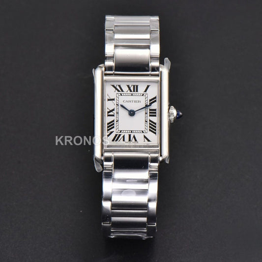 Tank Must Small 29.5mm x 22mm White Dial - Authentic Movement