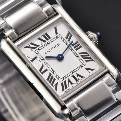 Tank Must Small 29.5mm x 22mm White Dial - Authentic Movement