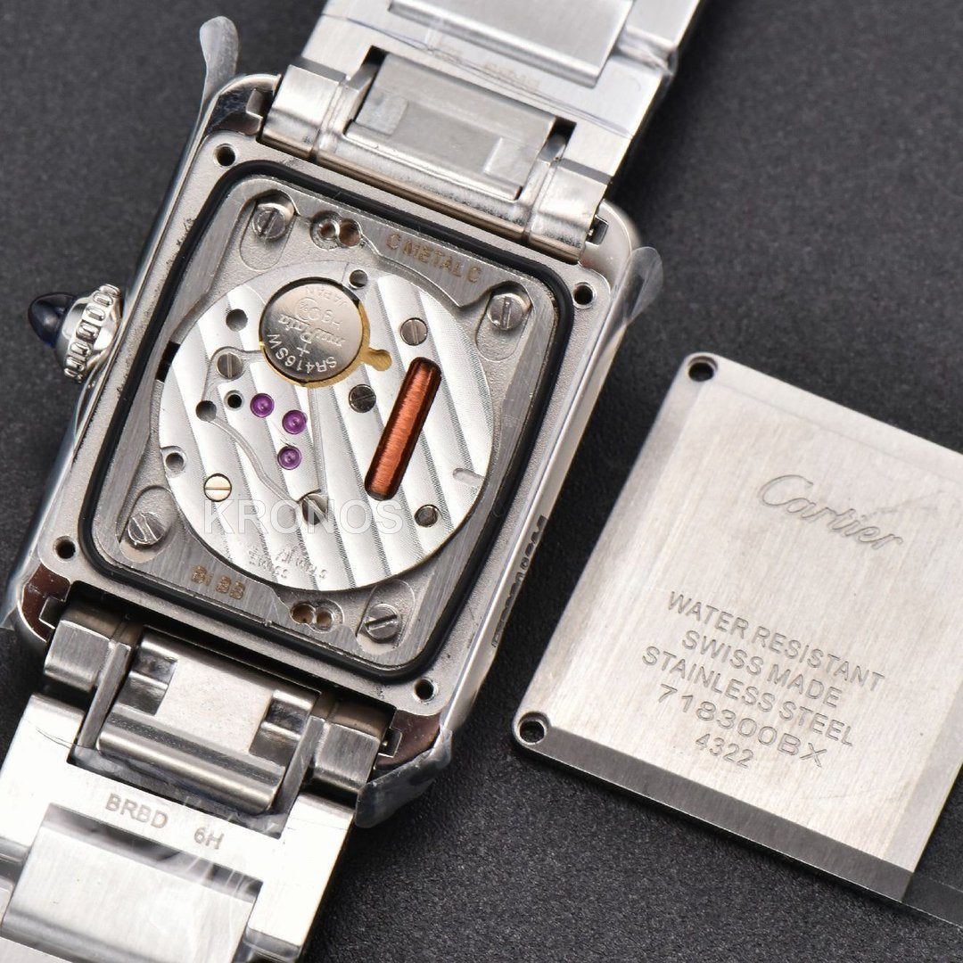 Tank Must Small 29.5mm x 22mm White Dial - Authentic Movement