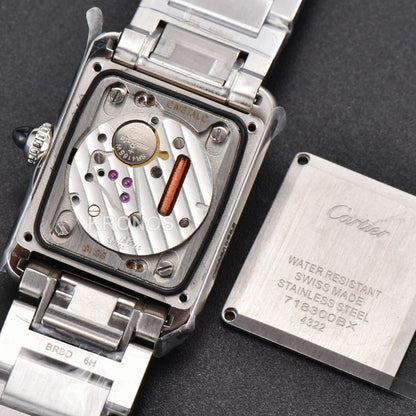 Tank Must Small 29.5mm x 22mm White Dial - Authentic Movement