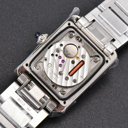 Tank Must Small 29.5mm x 22mm White Dial - Authentic Movement