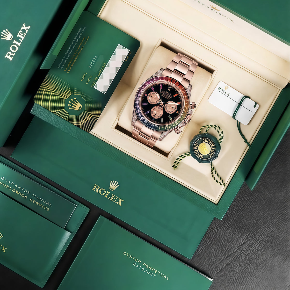 Daytona "Rainbow" Special Edition Yellow Gold – Black Dial Oyster