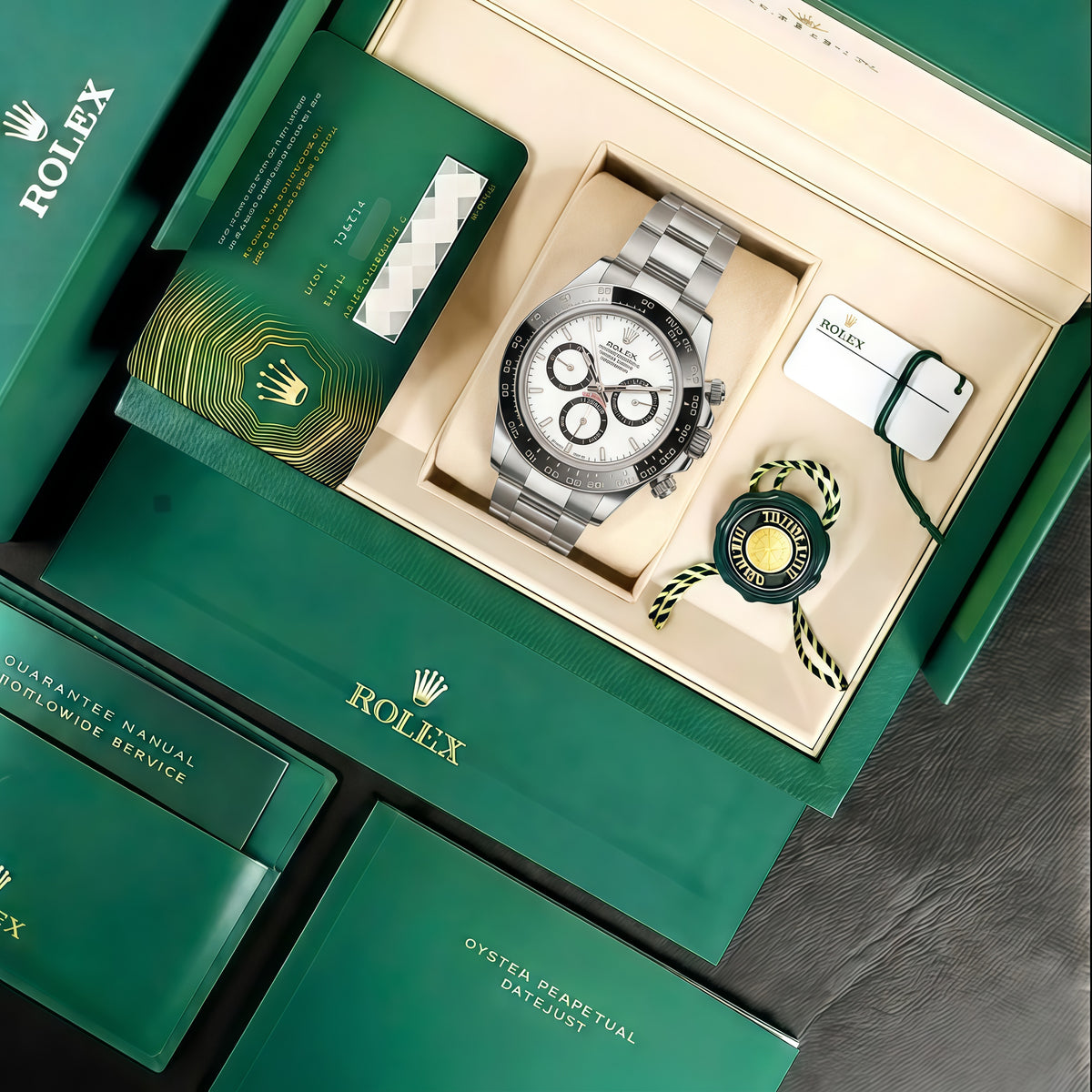 Daytona “Panda” Oystersteel – White Dial Oyster Type Rolex