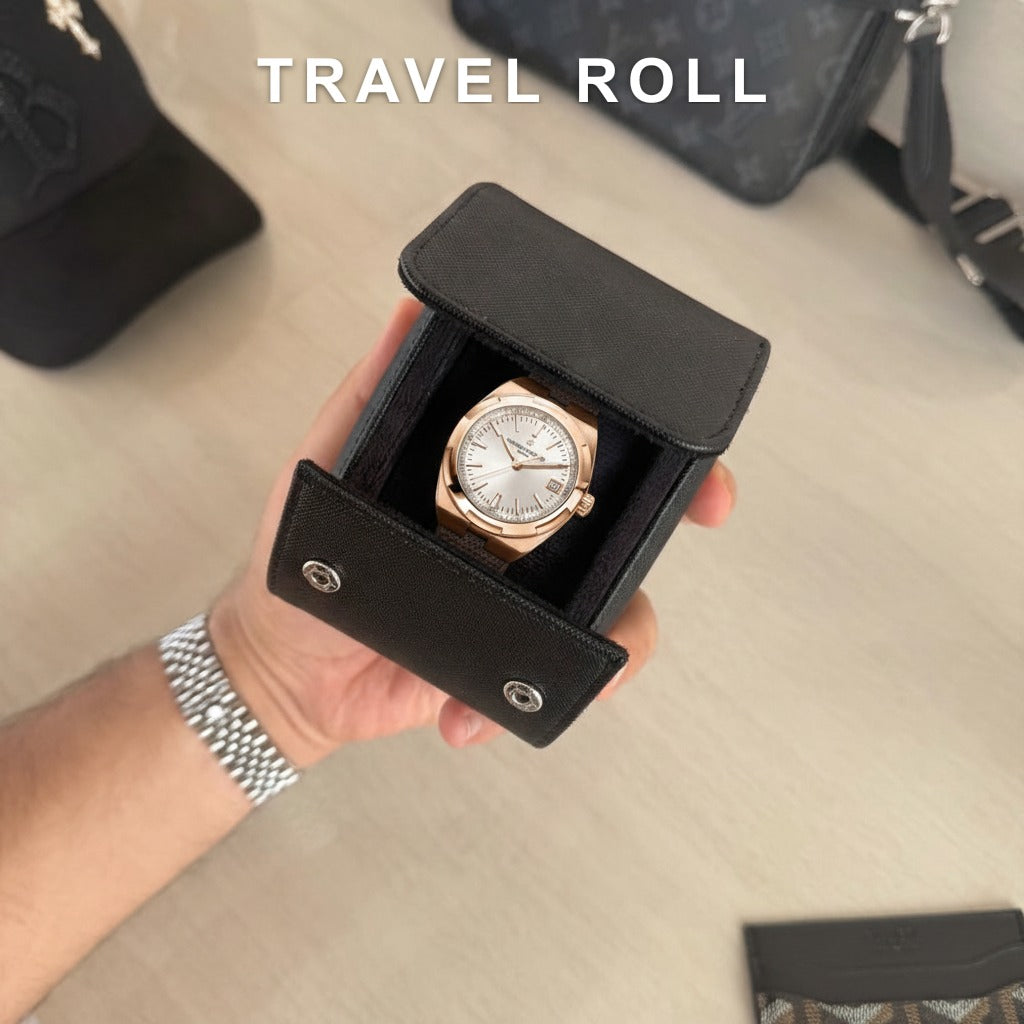 Overseas - White & Gold - Travel Roll