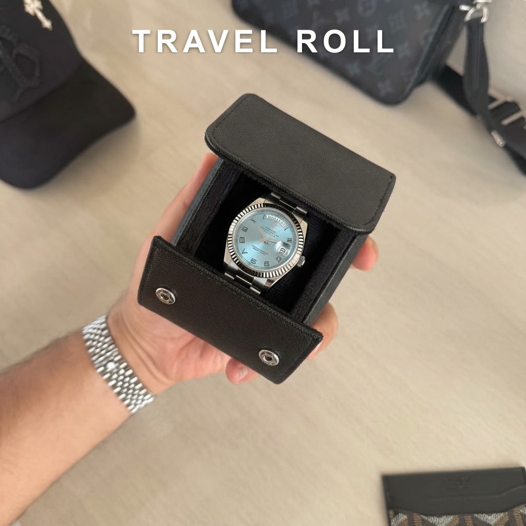 Day-Date Oystersteel – Tiffany Arabic Dial President - Travel Roll