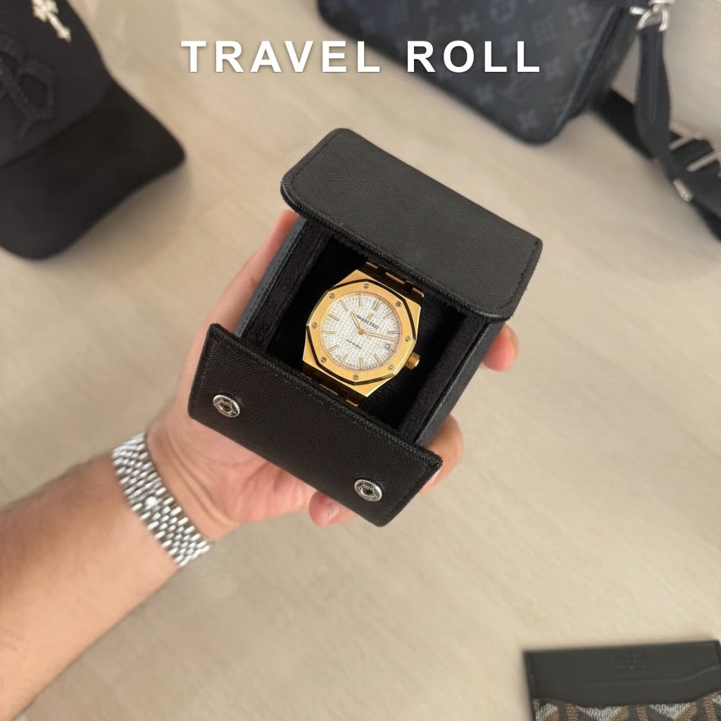 Royal Oak Gold – White Dial - Travel Roll