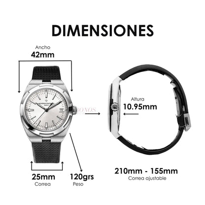 Reloj Vacheron Constantin White fondo blanco producto Kronos