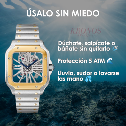 Santos Steel – White Dial Cartier Type